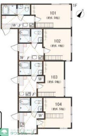 アザーレ・キュリオス中央林間の物件間取画像